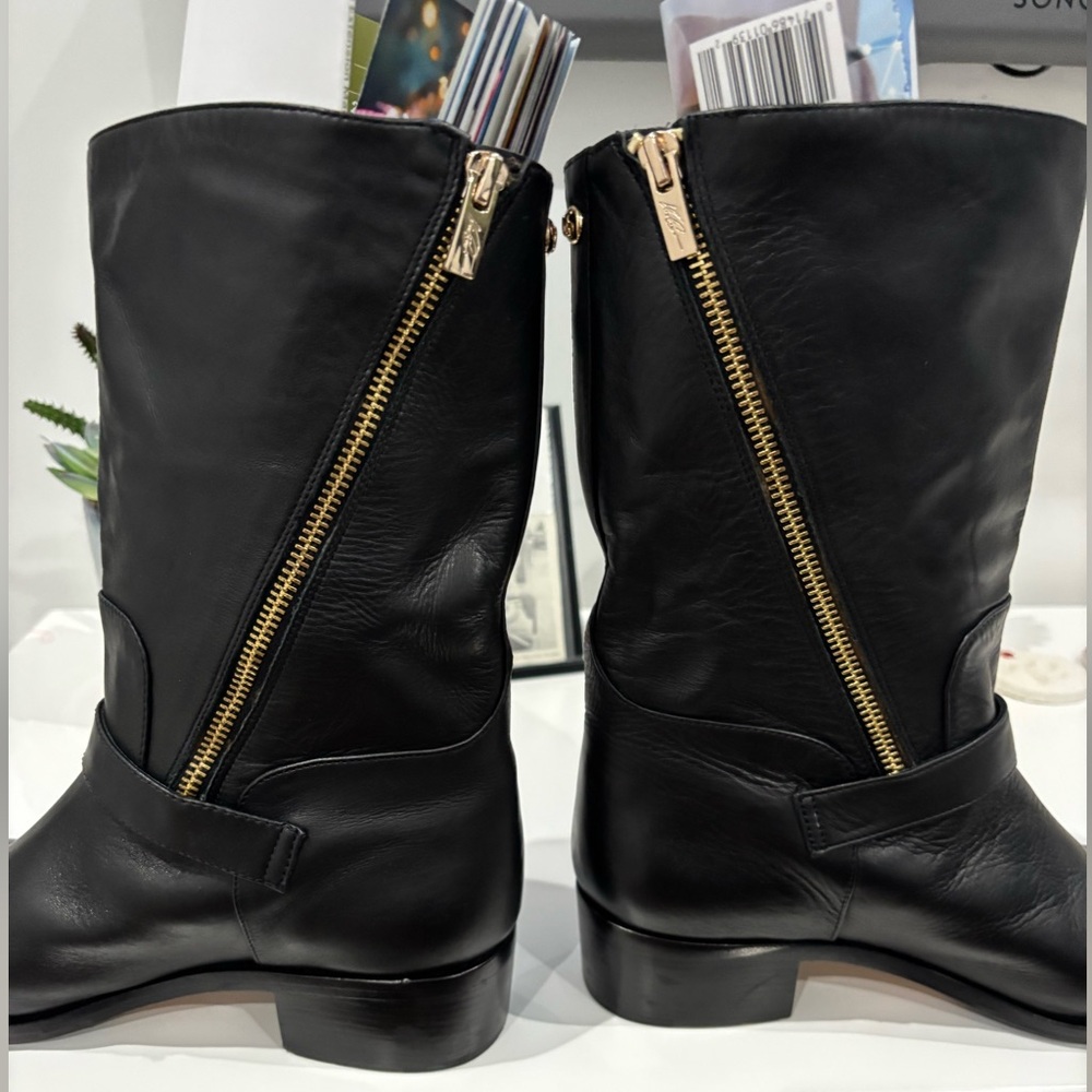Black Knee-High Boots - Picture 2 of 5